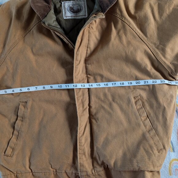Vintage Walls Men's Insulated Canvas Jacket Corduroy Collar Size M - Picture 2 of 7